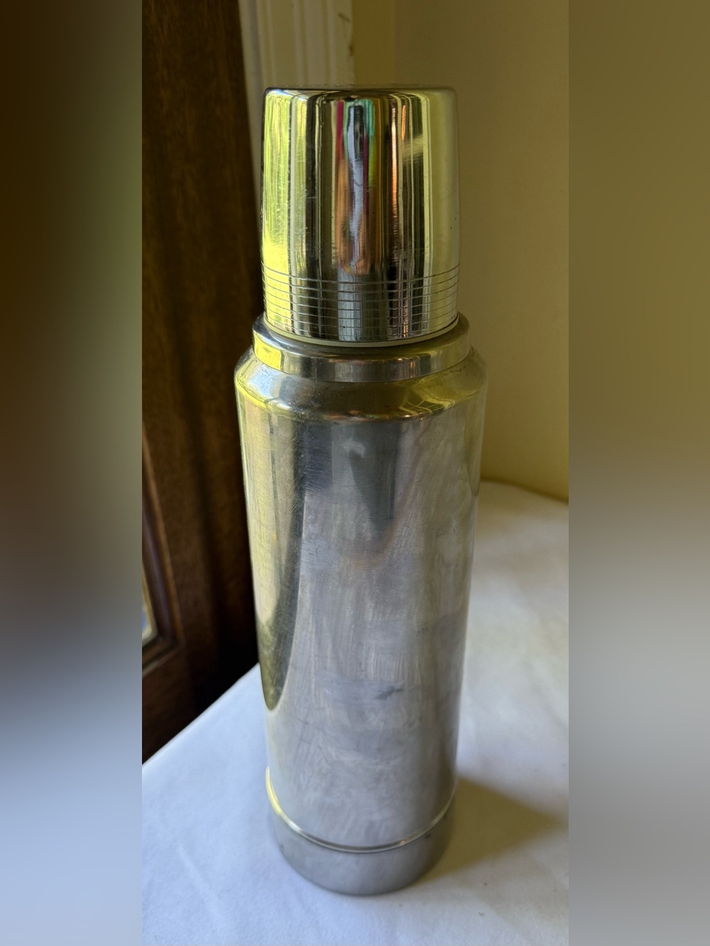 Vintage Aladdin Stanley Chrome Thermas
